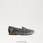 ילדים הַנעָלָה Sam Edelman לוריין ביט לופר קטיפה כחולה מעושנת 4XL22X896 - Image 2