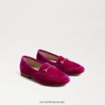 ילדים הַנעָלָה Sam Edelman לוריין ביט לופר קטיפה פטל 4XL22X895