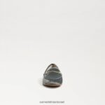 ילדים הַנעָלָה Sam Edelman לוריין ביט לופר קטיפה כחולה מעושנת 4XL22X896 - Image 3
