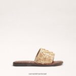 ילדים הַנעָלָה Sam Edelman מגלשת ג'ובאנה עלה זהב 4XL22X1026 - Image 2