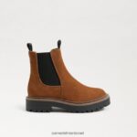 ילדים הַנעָלָה Sam Edelman מגף לגונה צ'לסי גבול חום 4XL22X976 - Image 2