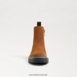 ילדים הַנעָלָה Sam Edelman מגף לגונה צ'לסי גבול חום 4XL22X976 - Image 3