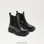ילדים הַנעָלָה Sam Edelman מגף לגונה צ'לסי מתכת אקדח 4XL22X970