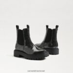 ילדים הַנעָלָה Sam Edelman מגף לגונה צ'לסי מתכת אקדח 4XL22X970 - Image 7