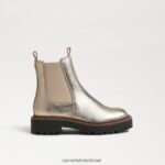 ילדים הַנעָלָה Sam Edelman מגף לגונה צ'לסי עלה זהב 4XL22X971 - Image 2