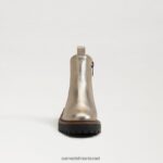 ילדים הַנעָלָה Sam Edelman מגף לגונה צ'לסי עלה זהב 4XL22X971 - Image 3