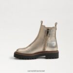 ילדים הַנעָלָה Sam Edelman מגף לגונה צ'לסי עלה זהב 4XL22X971 - Image 4