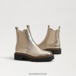 ילדים הַנעָלָה Sam Edelman מגף לגונה צ'לסי עלה זהב 4XL22X971 - Image 7