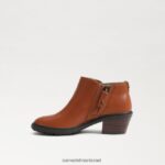 ילדים הַנעָלָה Sam Edelman מגפף קרסול חום כהה 4XL22X1006 - Image 4