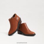 ילדים הַנעָלָה Sam Edelman מגפף קרסול חום כהה 4XL22X1006 - Image 7