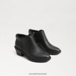 ילדים הַנעָלָה Sam Edelman מגפף קרסול שָׁחוֹר 4XL22X1003