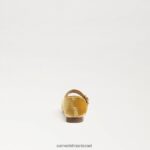 ילדים הַנעָלָה Sam Edelman מיכאלה מרי ג'יין קטיפה זעפרן 4XL22X913 - Image 5