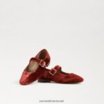 ילדים הַנעָלָה Sam Edelman מיכאלה מרי ג'יין קטיפה כתומה קניון 4XL22X912 - Image 7