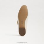 ילדים הַנעָלָה Sam Edelman מיכאלה מרי ג'יין שנהב מודרני 4XL22X916 - Image 6