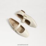 ילדים הַנעָלָה Sam Edelman מיכאלה מרי ג'יין שנהב מודרני 4XL22X916 - Image 7