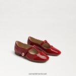 ילדים הַנעָלָה Sam Edelman מנגינה מרי ג'יין אדום כהה 4XL22X1053