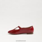 ילדים הַנעָלָה Sam Edelman מנגינה מרי ג'יין אדום כהה 4XL22X1053 - Image 4