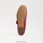 ילדים הַנעָלָה Sam Edelman מנגינה מרי ג'יין אדום כהה 4XL22X1053 - Image 6
