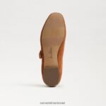 ילדים הַנעָלָה Sam Edelman מנגינה מרי ג'יין חרדל 4XL22X1051 - Image 6