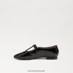 ילדים הַנעָלָה Sam Edelman מנגינה מרי ג'יין פטנט שחור 4XL22X1052 - Image 4