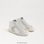 ילדים הַנעָלָה Sam Edelman נעלי ספורט גבוהות של avon לבן/שושן 4XL22X1042