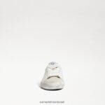ילדים הַנעָלָה Sam Edelman נעלי ספורט של אוברי לבן/צער 4XL22X1017 - Image 3