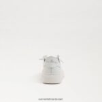 ילדים הַנעָלָה Sam Edelman נעלי ספורט שרוכים של פרג לבן 4XL22X924 - Image 5