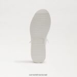 ילדים הַנעָלָה Sam Edelman נעלי ספורט שרוכים של פרג כסף רך 4XL22X923 - Image 6