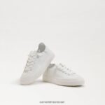 ילדים הַנעָלָה Sam Edelman נעלי ספורט שרוכים של פרג לבן 4XL22X924 - Image 7