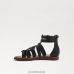 ילדים הַנעָלָה Sam Edelman סנדל גלדיאטור ג'יני שָׁחוֹר 4XL22X1031 - Image 4