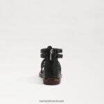 ילדים הַנעָלָה Sam Edelman סנדל גלדיאטור ג'יני שָׁחוֹר 4XL22X1031 - Image 5
