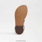 ילדים הַנעָלָה Sam Edelman סנדל גלדיאטור ג'יני זהב ענבר 4XL22X1030 - Image 6