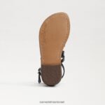 ילדים הַנעָלָה Sam Edelman סנדל גלדיאטור ג'יני שָׁחוֹר 4XL22X1031 - Image 6