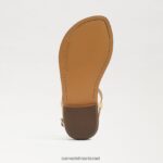 ילדים הַנעָלָה Sam Edelman סנדל חוטיני של גילי עור שמש מדברי 4XL22X1054 - Image 6