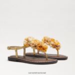 ילדים הַנעָלָה Sam Edelman סנדל חוטיני של גילי עור שמש מדברי 4XL22X1054 - Image 7