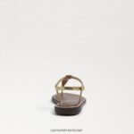 ילדים הַנעָלָה Sam Edelman סנדל חוטיני gigi בואה זהב מתכתי 4XL22X936 - Image 5