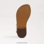 ילדים הַנעָלָה Sam Edelman סנדל חוטיני gigi בואה זהב מתכתי 4XL22X936 - Image 6