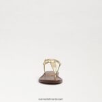 ילדים הַנעָלָה Sam Edelman סנדל חוטיני gigi זהב ענבר 4XL22X959 - Image 3