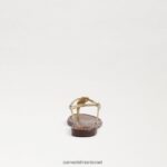 ילדים הַנעָלָה Sam Edelman סנדל חוטיני gigi זהב ענבר 4XL22X959 - Image 5