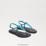 ילדים הַנעָלָה Sam Edelman סנדל חוטיני gigi מילוס כחול 4XL22X937
