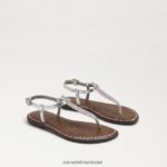 ילדים הַנעָלָה Sam Edelman סנדל חוטיני gigi נצנצים לילך/כסף 4XL22X960