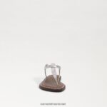 ילדים הַנעָלָה Sam Edelman סנדל חוטיני gigi נצנצים לילך/כסף 4XL22X960 - Image 3