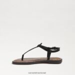 ילדים הַנעָלָה Sam Edelman סנדל חוטיני gigi עור שחור 4XL22X939 - Image 4