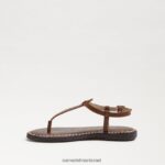 ילדים הַנעָלָה Sam Edelman סנדל חוטיני gigi עור אוכף 4XL22X940 - Image 4