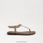 ילדים הַנעָלָה Sam Edelman סנדל חוטיני gigi פטנט שקדים 4XL22X962 - Image 2