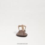 ילדים הַנעָלָה Sam Edelman סנדל חוטיני gigi פטנט שקדים 4XL22X962 - Image 3