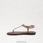 ילדים הַנעָלָה Sam Edelman סנדל חוטיני gigi פטנט שקדים 4XL22X962 - Image 4
