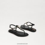 ילדים הַנעָלָה Sam Edelman סנדל חוטיני gigi שָׁחוֹר 4XL22X966 - Image 7