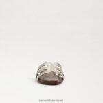 ילדים הַנעָלָה Sam Edelman סנדל מגלשת מפרץ זהב מותך 4XL22X889 - Image 3