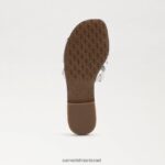 ילדים הַנעָלָה Sam Edelman סנדל מגלשת מפרץ לבן בוהק 4XL22X890 - Image 6